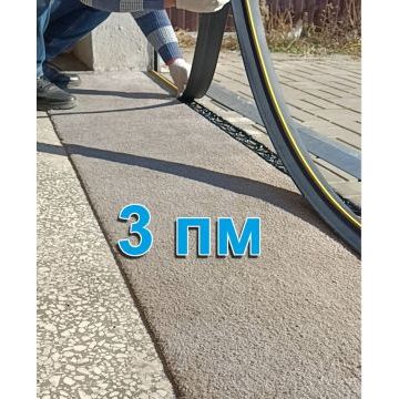 Резиновый порог под ворота гаража - 3 метра